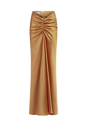 Gonna lunga Iris in tessuto satinato bronzo THE ANDAMANE | TM190347ATNP229BRONZE